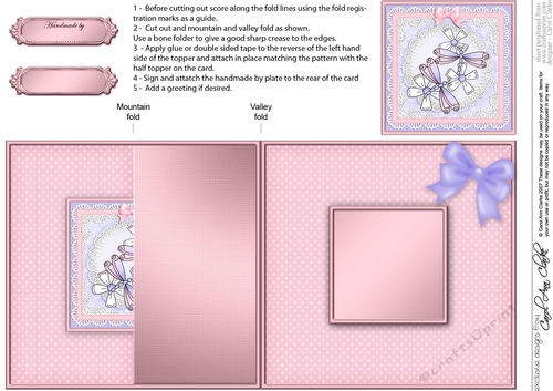 Dreamy Dragonflies - No-Hole Fold Back Card