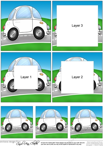 Funky Car - Tunnel Topper
