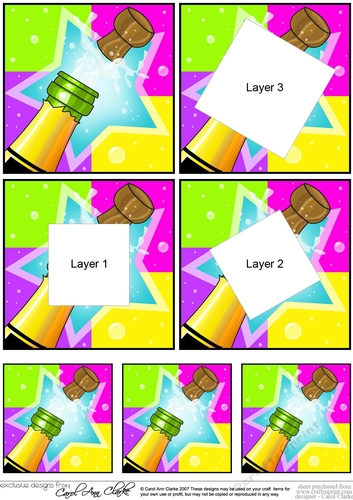 Lets Celebrate - Twisted Tunnel Topper