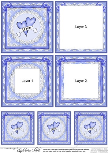 Adorable Hearts - Love Hearts - Tunnel Topper