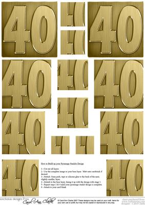 40th Metallic Age Pyramage Sheet