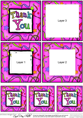 Thank You - Tunnel Topper