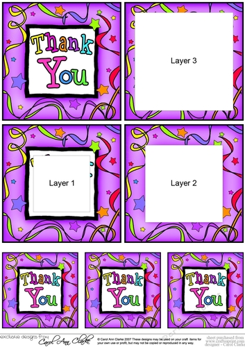 Thank You - Tunnel Topper