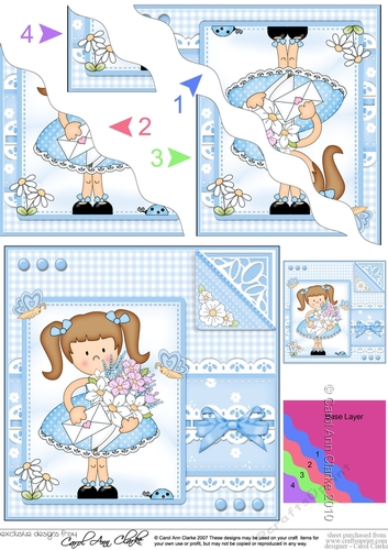 Cute Girlz & Lace Wavey Corner Stacker