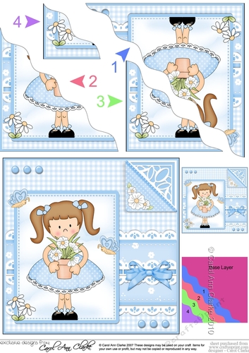 Cute Girlz & Lace Wavey Corner Stacker