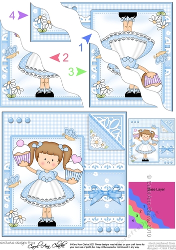 Cute Girlz & Lace Wavey Corner Stacker