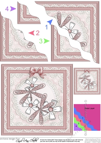 Dreamy Dragonflies - Wavey Corner Stacker