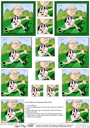 Old Man Bert - Pyramage sheet