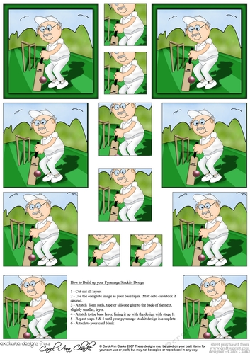 Old Man Bert - Pyramage sheet