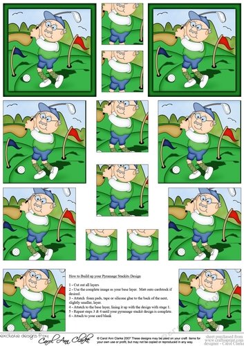 Old Man Bert - Pyramage sheet