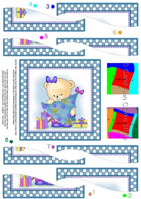 Rosie's Christmas Tree Quick Card Wavy Spiral Side Stacker