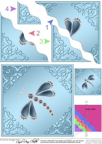 Diamante Dragonfly - Wavey Corner Stacker