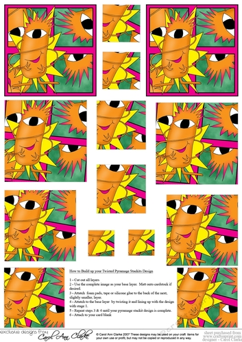 Out of this World Aliens - Twisted Pyramage sheet