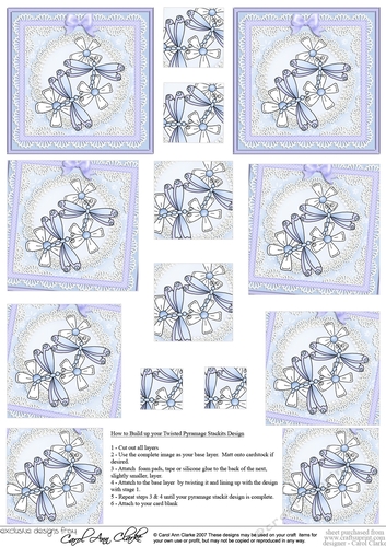 Dreamy Dragonflies & Daisies - Twisted Pyramage sheet