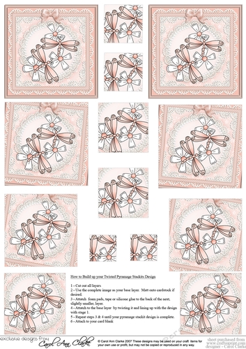 Dreamy Dragonflies & Daisies - Twisted Pyramage sheet