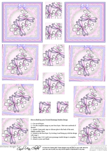 Dreamy Dragonflies & Daisies - Twisted Pyramage sheet
