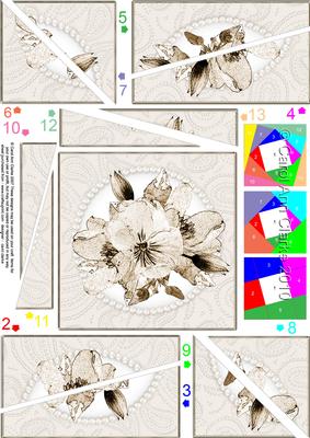 Posy and Pearls Quick Card with Twisted Spiral Side Stacker