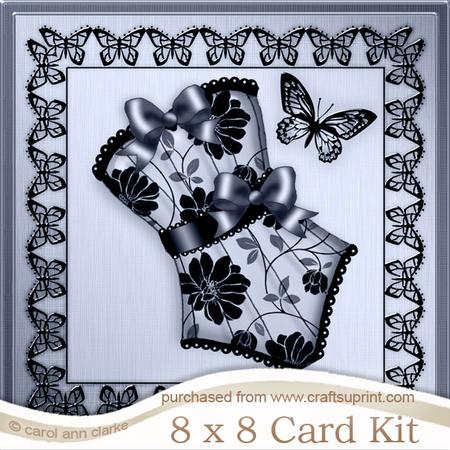 8 x 8 Elegant Boudoir Kit with 3D Decoupage