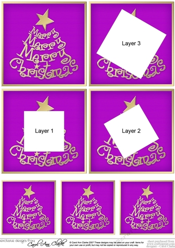 Merry Christmas Tree - Twisted Tunnel Topper