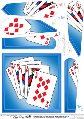 Cards Quick Card with Fan Pyramage Topper