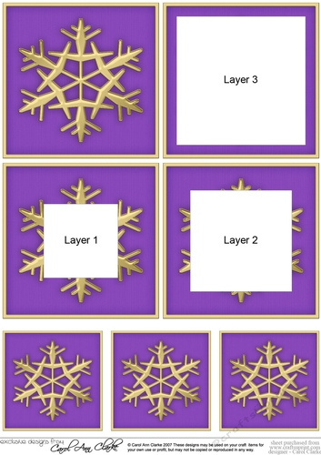 Christmas Snowflake Tunnel Topper