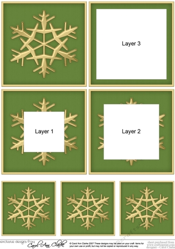 Christmas Snowflake Tunnel Topper
