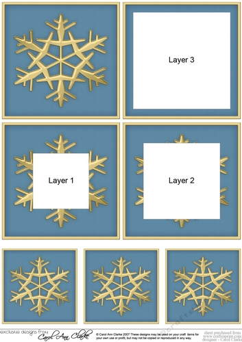 Christmas Snowflake Tunnel Topper