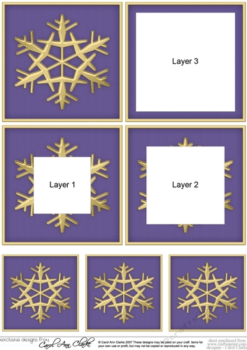 Christmas Snowflake Tunnel Topper