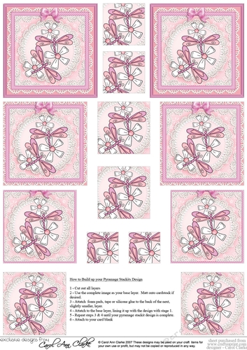 Dreamy Dragonflies & Daisies  - Pyramage sheet