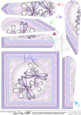 Dreamy Dragonflies Quick Card - Fan Pyramage Topper