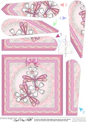 Dreamy Dragonflies Quick Card with Fan Pyramage Topper