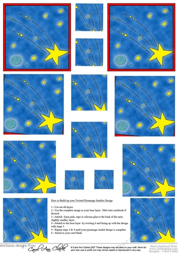 Out of this World - Twisted Pyramage sheet