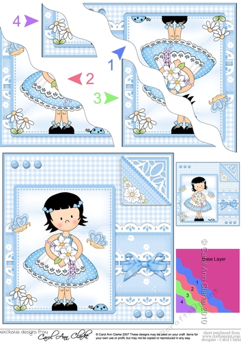 Cute Girlz & Lace Wavey Corner Stacker