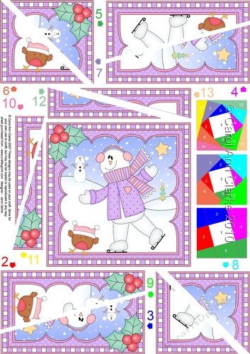 Christmas Snowman Rio Twisted Spiral Side Stacker