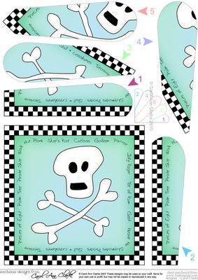 Pirates Ahoy Quick Card with Fan Pyramage Topper