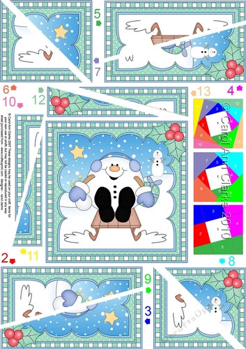 Christmas Snowball Sam - Twisted Spiral Side Stacker