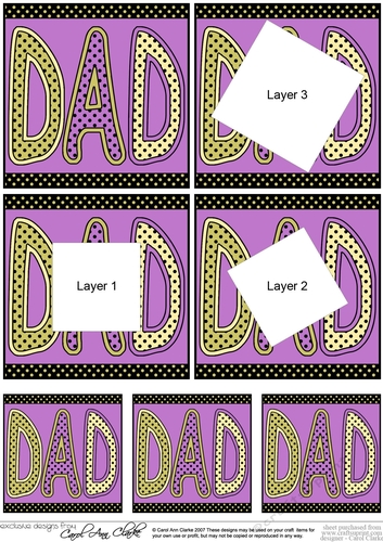 Dad - Twisted Tunnel Topper