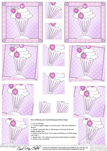 Sweet Treats - Twisted Pyramage Sheet