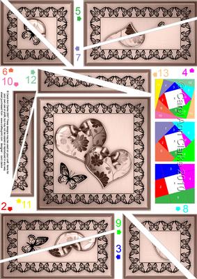 Elegant Romance Quick Card with Twisted Spiral Side Stacker