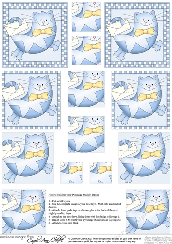 Cute Cat - Pyramage sheet