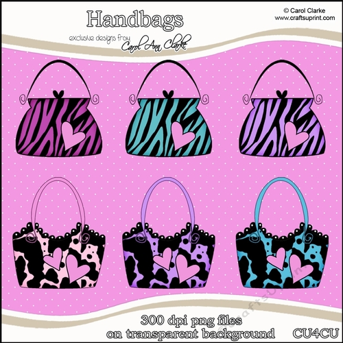 Handbags - CU4CU Digital Clip Art Set