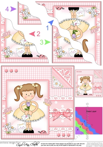 Cute Girlz & Lace Wavey Corner Stacker