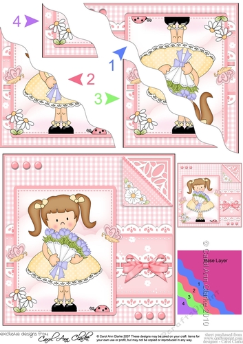Cute Girlz & Lace Wavey Corner Stacker