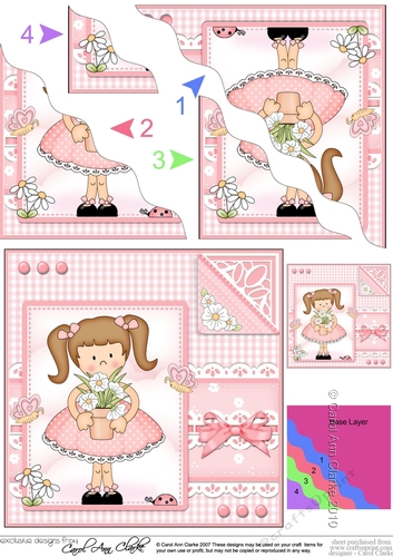 Cute Girlz & Lace Wavey Corner Stacker