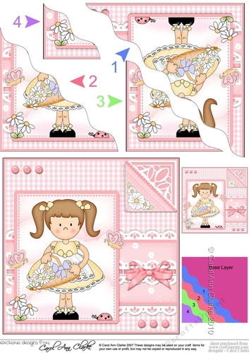 Cute Girlz & Lace Wavey Corner Stacker