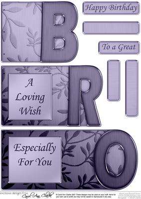 Bro Elegant Metallic Book Sheet