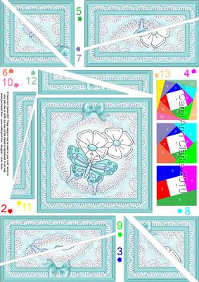 Fluttery Butterfly Quick Card Twisted Spiral Side Stacker