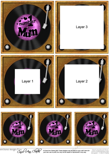 Number 1 Mum Record - Tunnel Topper