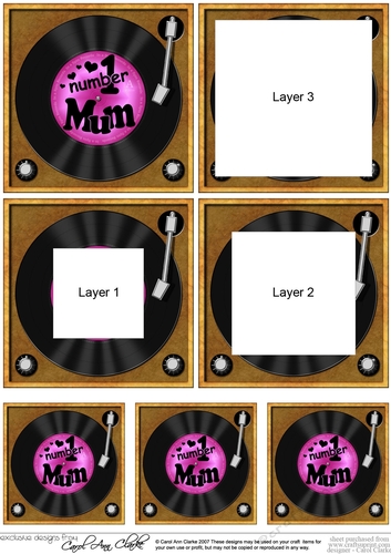 Number 1 Mum Record - Tunnel Topper