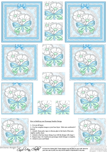 Fluttery Butterfly - Pyramage sheet